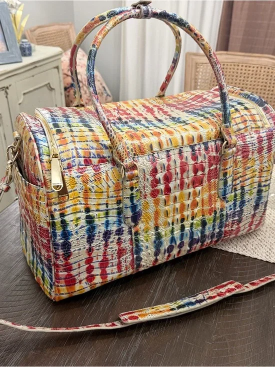 BRAHMIN TALULLA MELBOURNE WEEKENDER/CARRY ON/DUFFEL in “CELEBRATE” - Picture 11 of 12